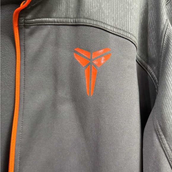 Kobe Nike Men's Performance Jacket in Gray and Orange - Picture 2 of 6